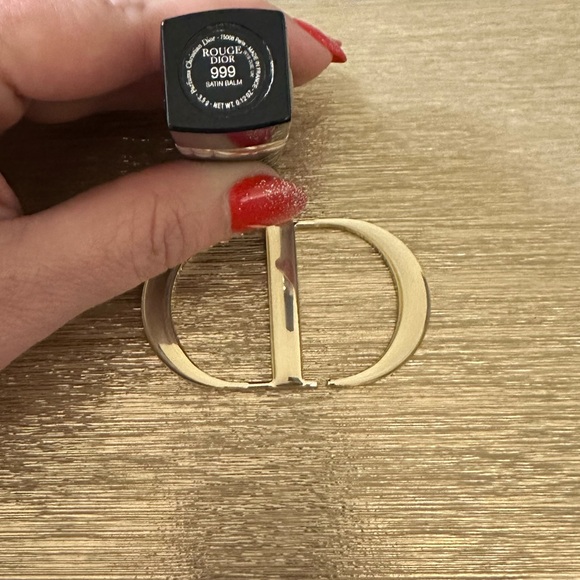 Rouge Dior Lipstick Shade Satin Balm 999 NEW Refillable Case No Box - Picture 8 of 9